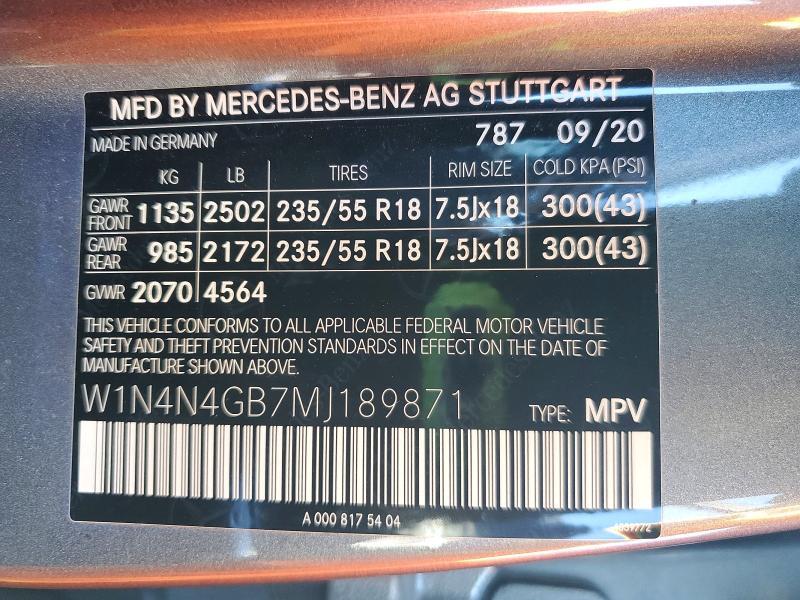 2021 Mercedes-Benz Gla 250