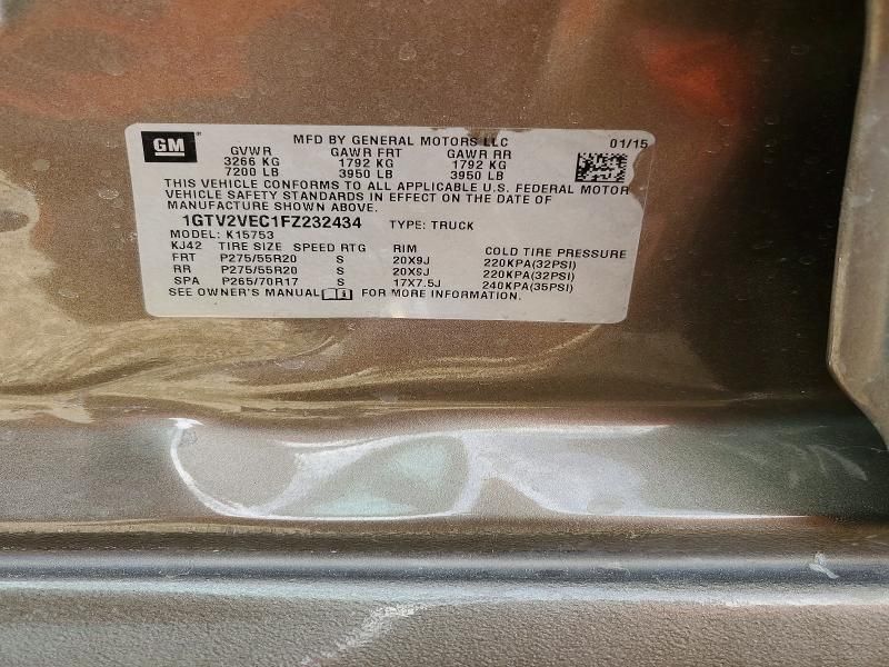 2015 GMC Sierra K1500 slt