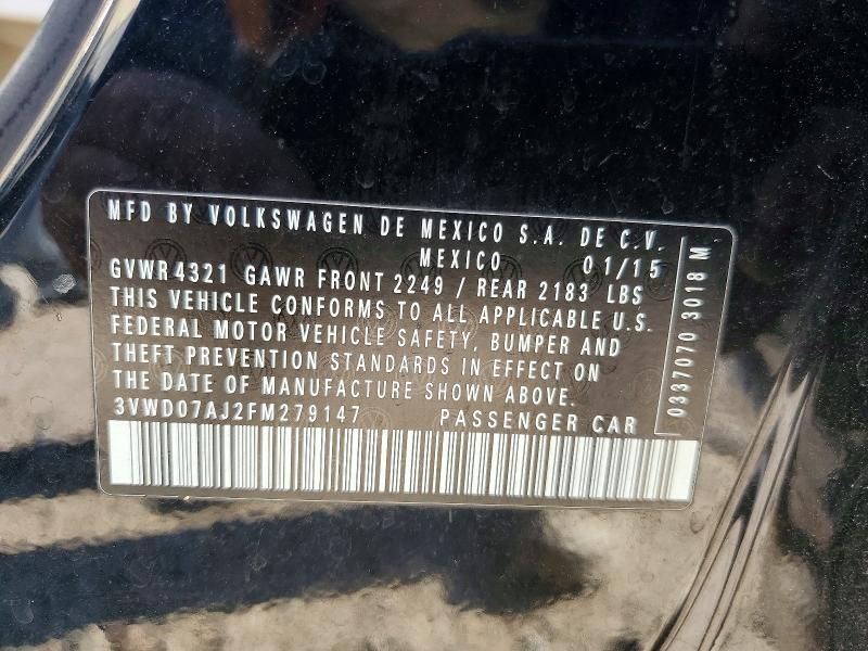 2015 Volkswagen Jetta se