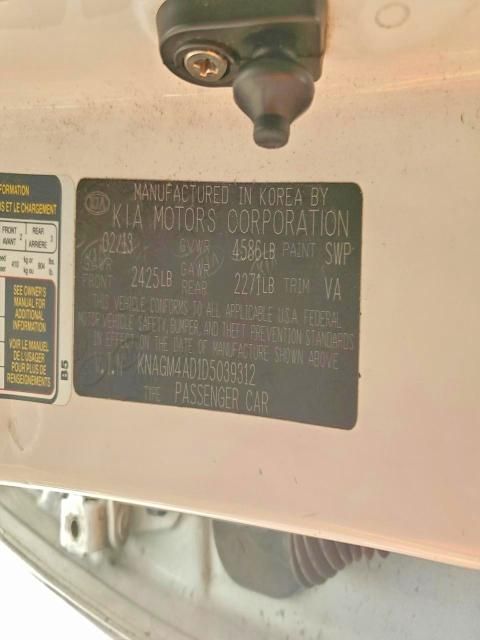 2013 KIA Optima Hybrid