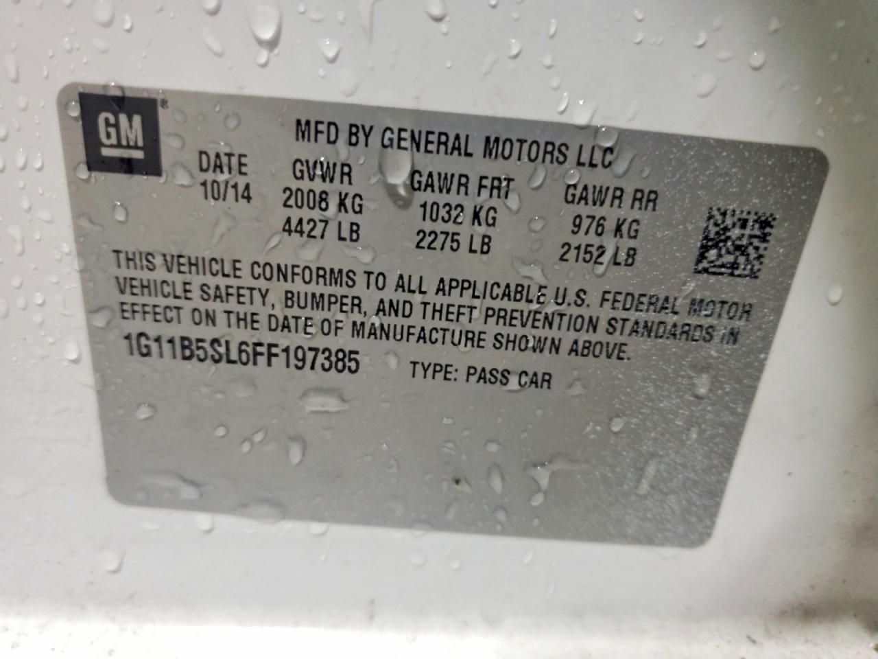 2015 Chevrolet Malibu ls