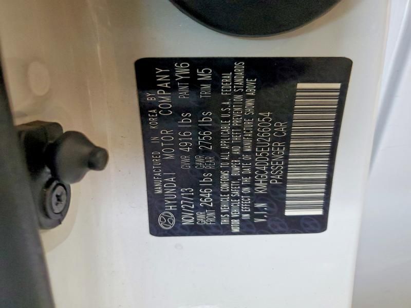 2014 Hyundai Genesis 3.8l