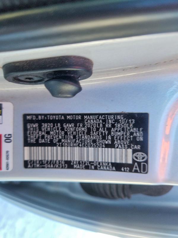 2014 Toyota Corolla l
