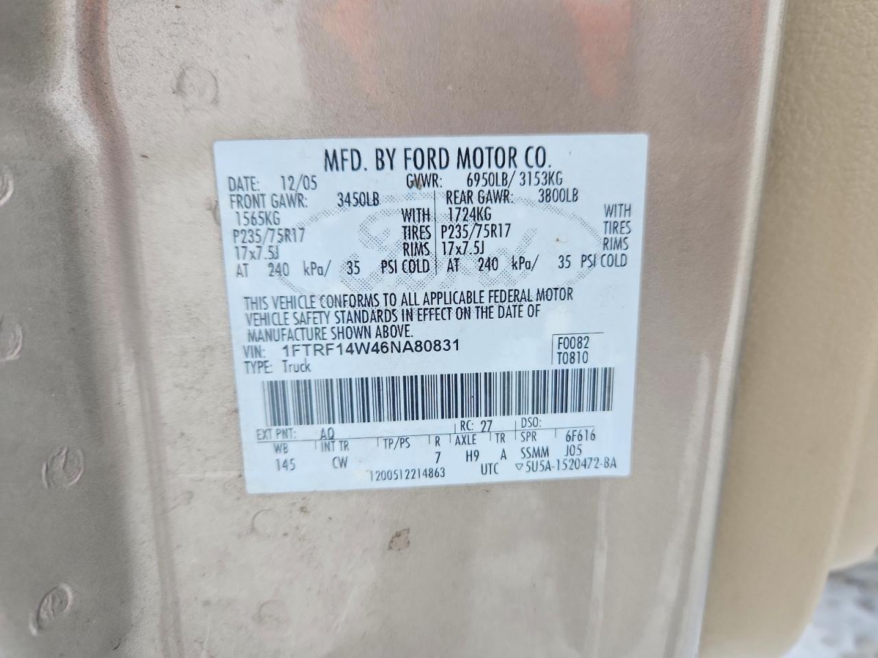2006 Ford F150