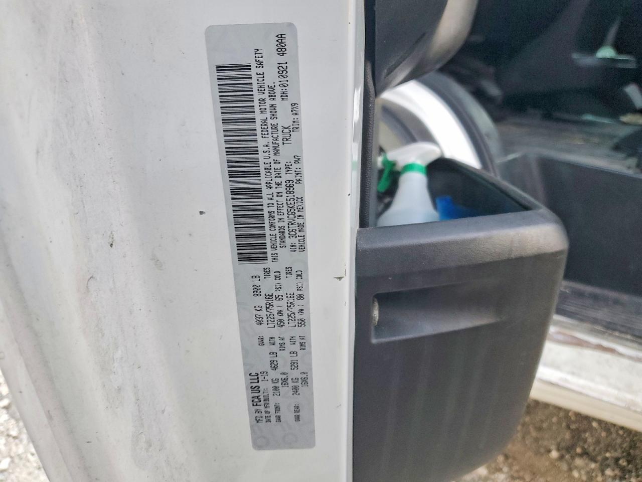 2019 Dodge RAM Promaster 2500 2500 High