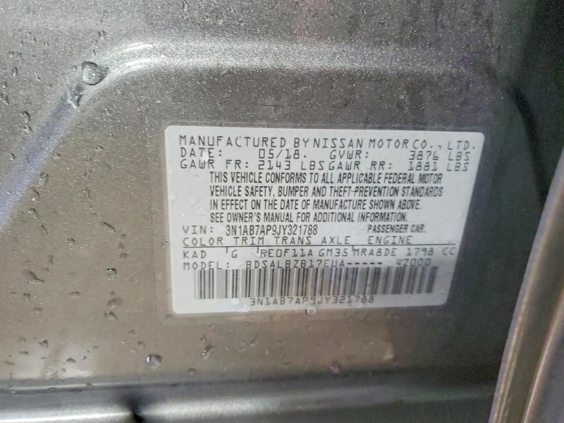 2018 Nissan Sentra s