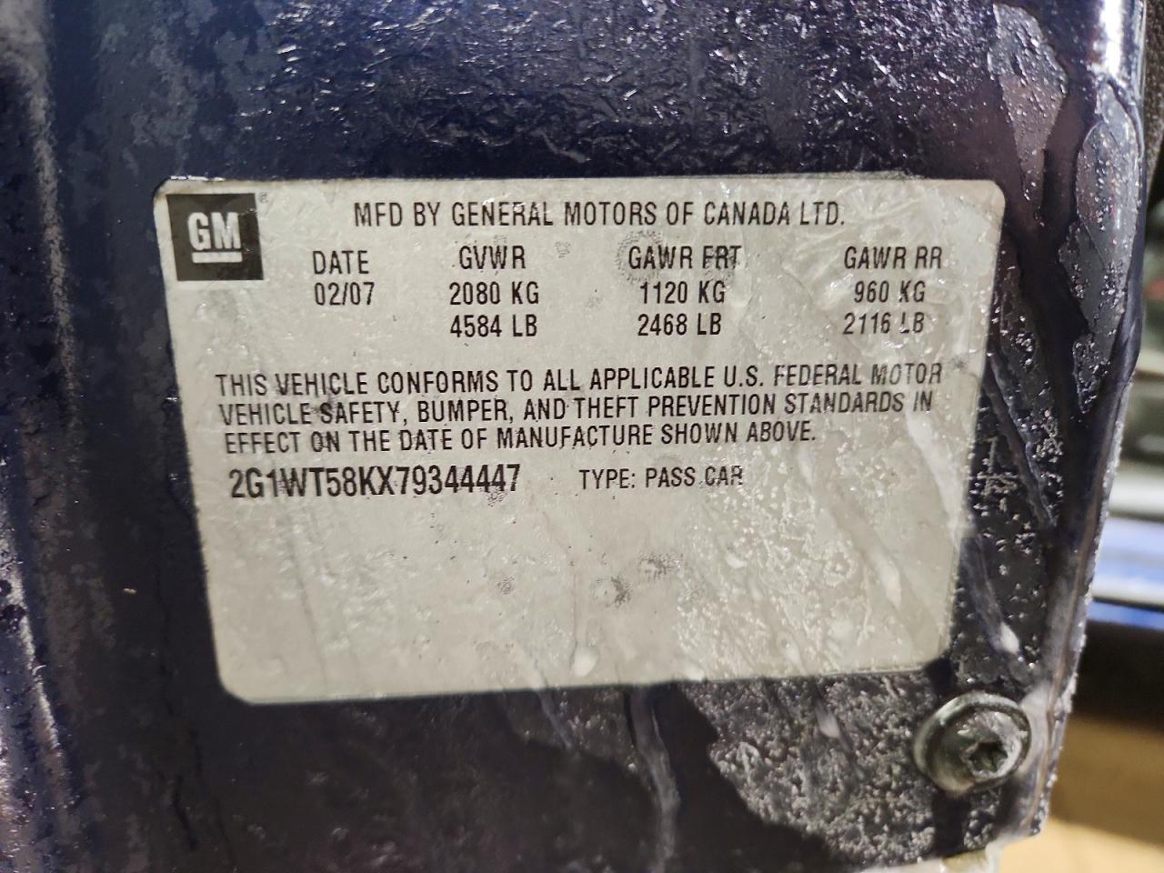 2007 Chevrolet Impala lt