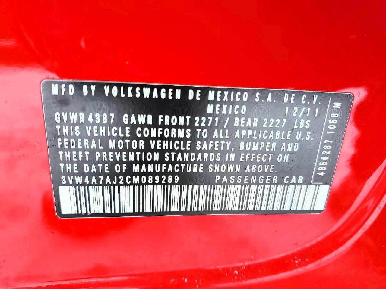 2012 Volkswagen Jetta gli