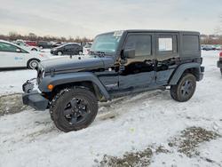 Jeep Wrangler salvage cars for sale: 2017 Jeep Wrangler Unlimited Sport