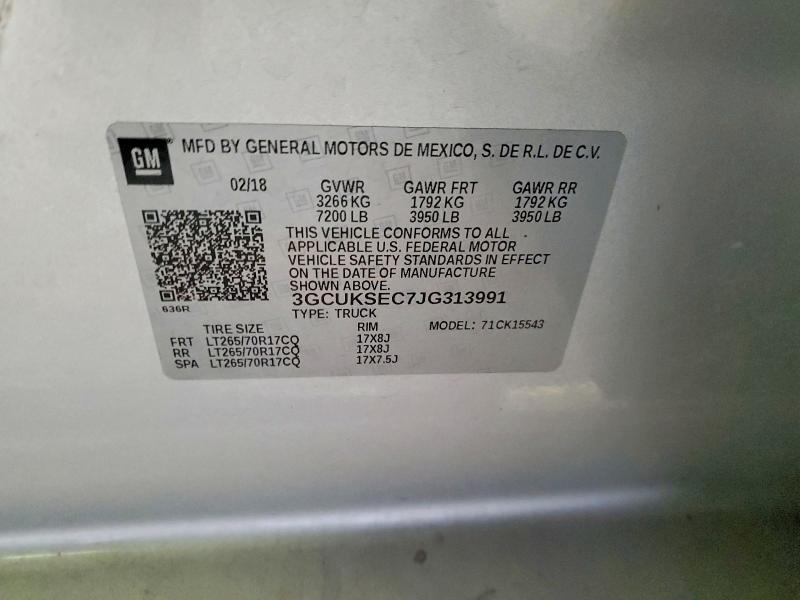 2018 Chevrolet Silverado K1500 LTZ