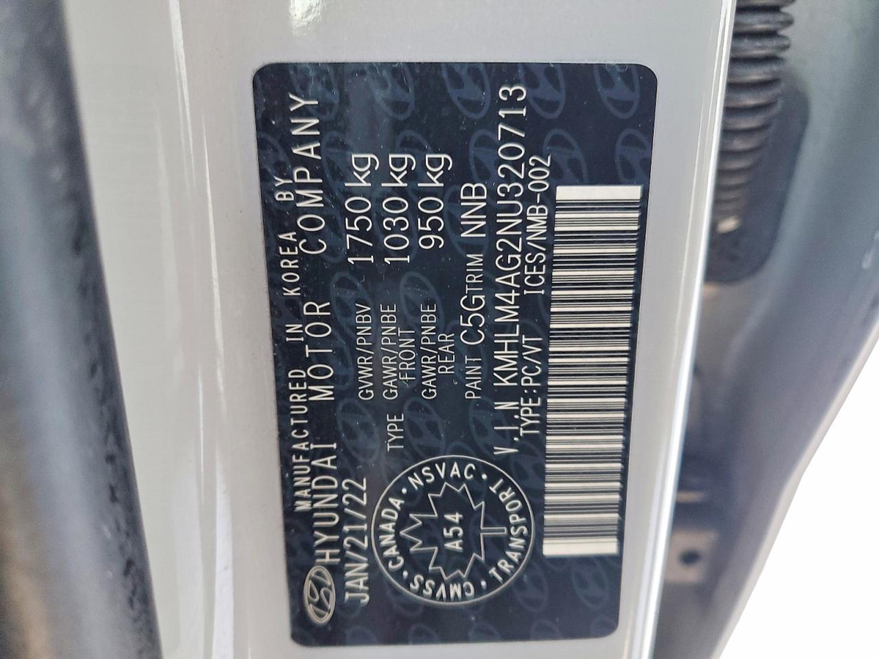 2022 Hyundai Elantra sel