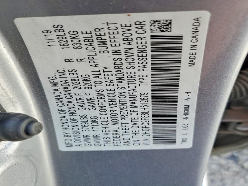 2020 Honda Civic Sport