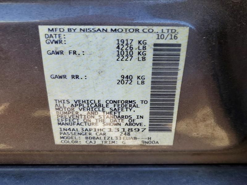 2017 Nissan Altima 2.5