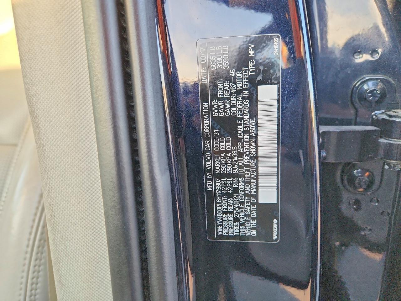 2017 Volvo Xc90 T8