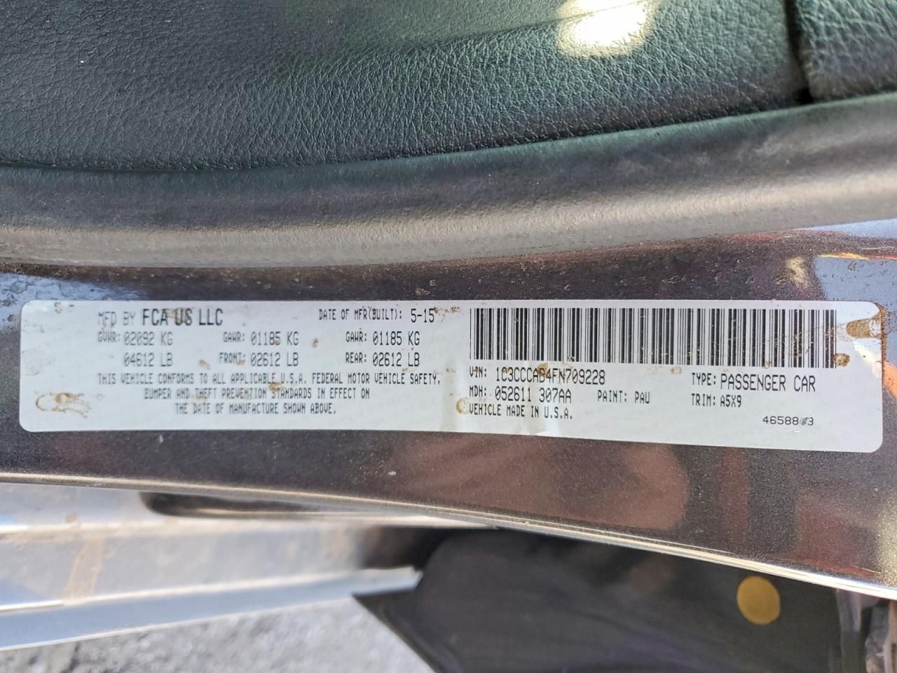 2015 Chrysler 200 Limited