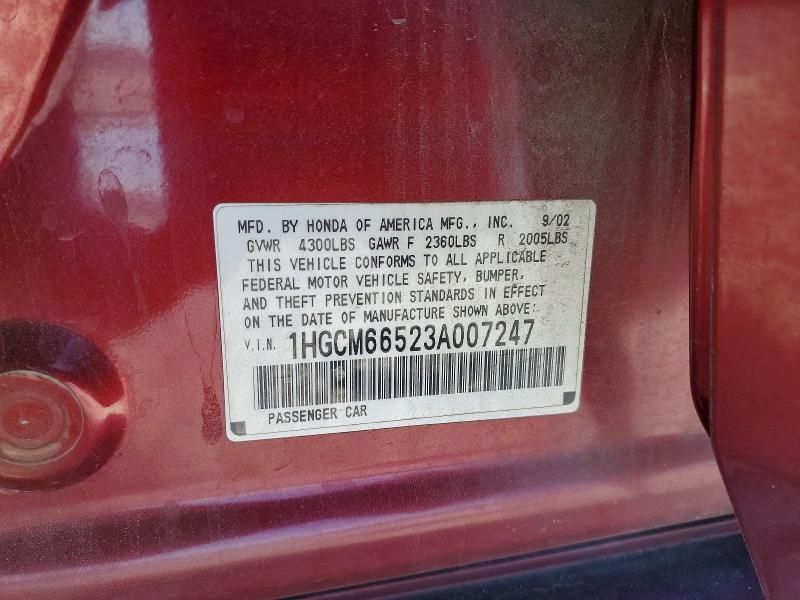 2003 Honda Accord ex