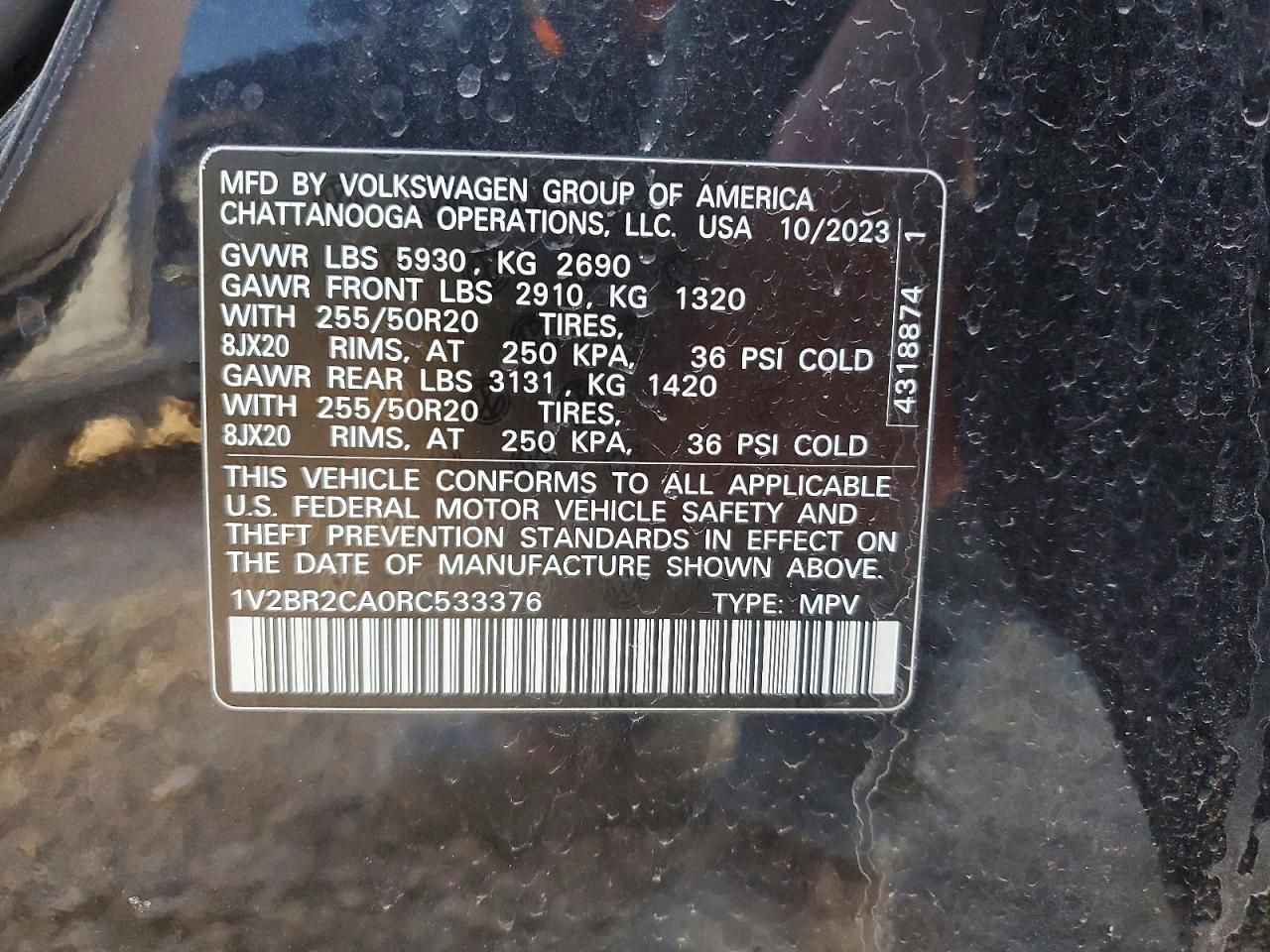 2024 Volkswagen Atlas sel