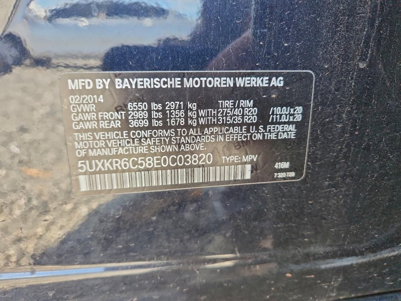 2014 BMW X5 Xdrive50i