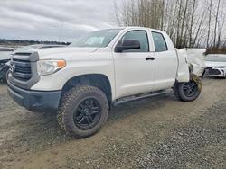 Salvage cars for sale from Copart Arlington, WA: 2016 Toyota Tundra Double cab sr
