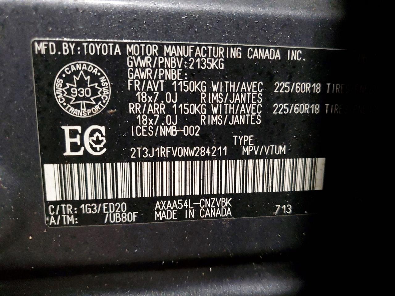 2022 Toyota Rav4 Adventure