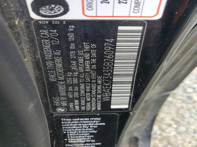 2005 BMW 645 ci Automatic