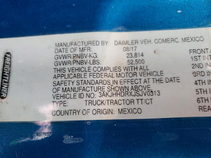 2018 Freigliner 2018 Freightliner Cascadia 126 Semi Truck