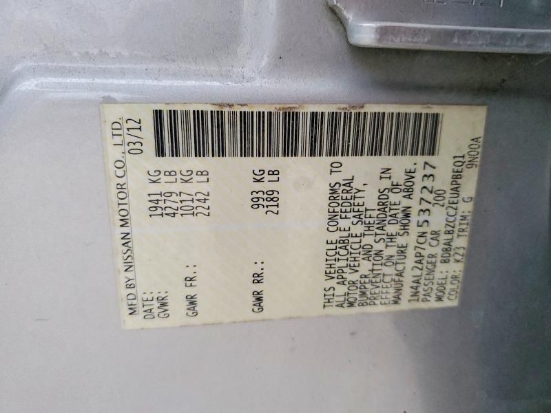 2012 Nissan Altima Base