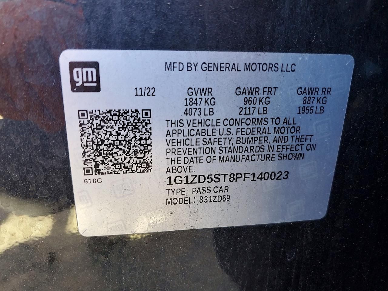 2023 Chevrolet Malibu lt