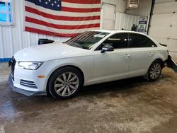 Audi salvage cars for sale: 2017 Audi A4 Premium