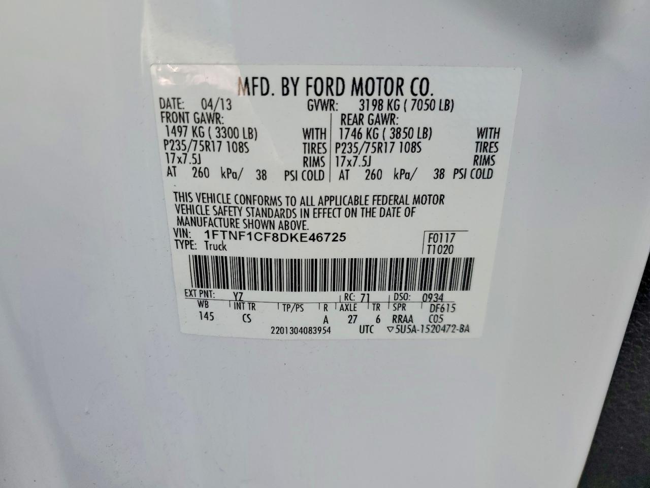 2013 Ford F150