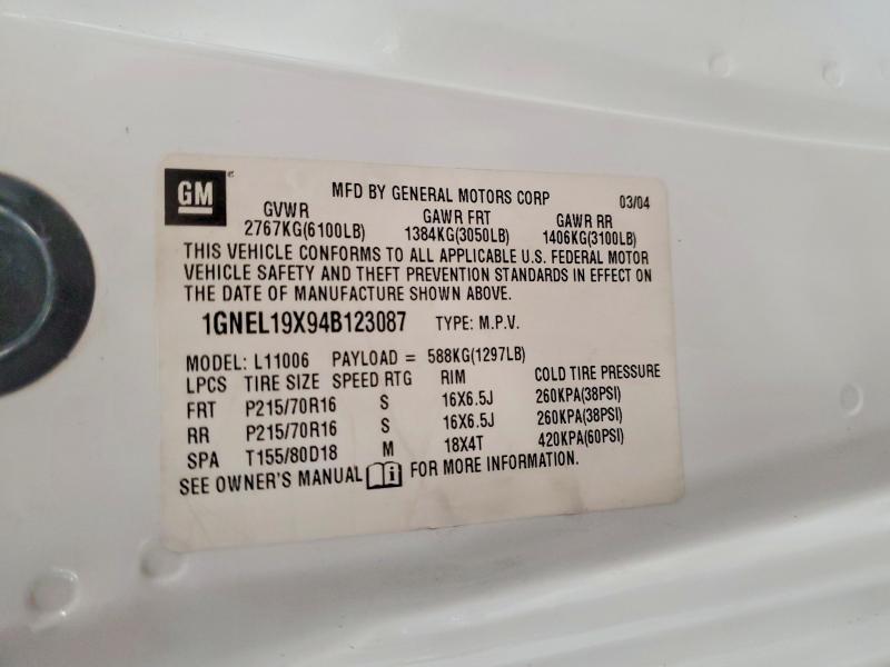 2004 Chevrolet Astro