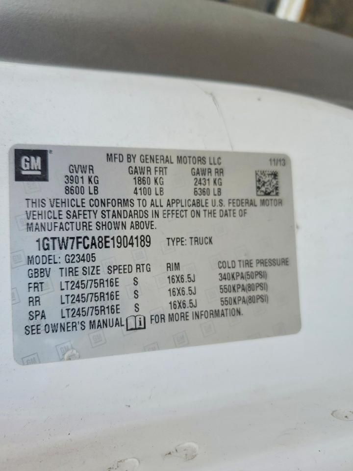 2014 GMC Savana 2500 Delivery Van