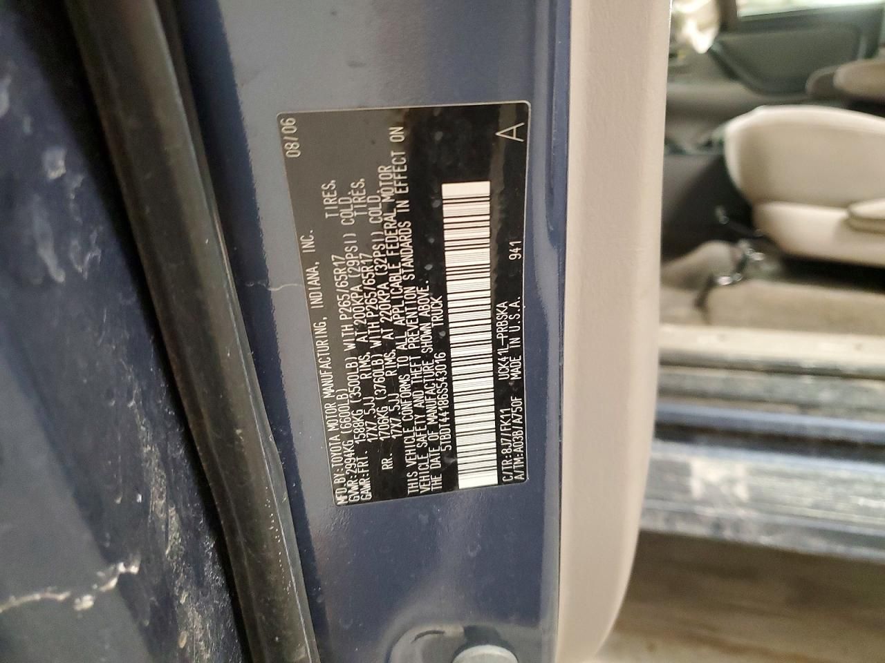 2006 Toyota Tundra Double cab SR5