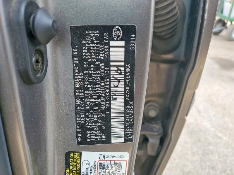 2006 Toyota Camry le