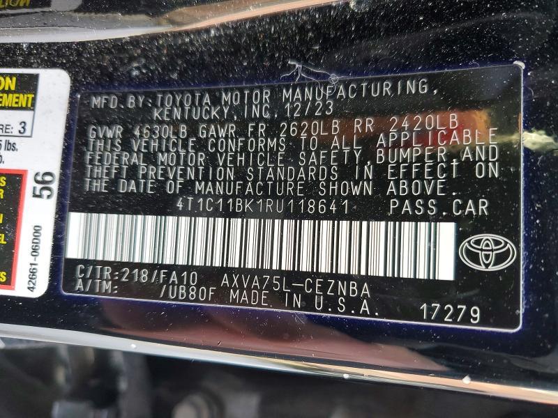 2024 Toyota Camry le