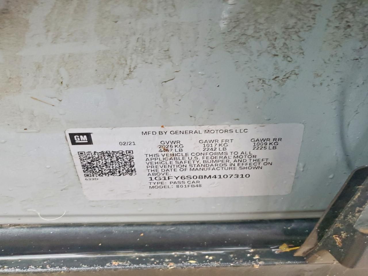 2021 Chevrolet Bolt ev lt