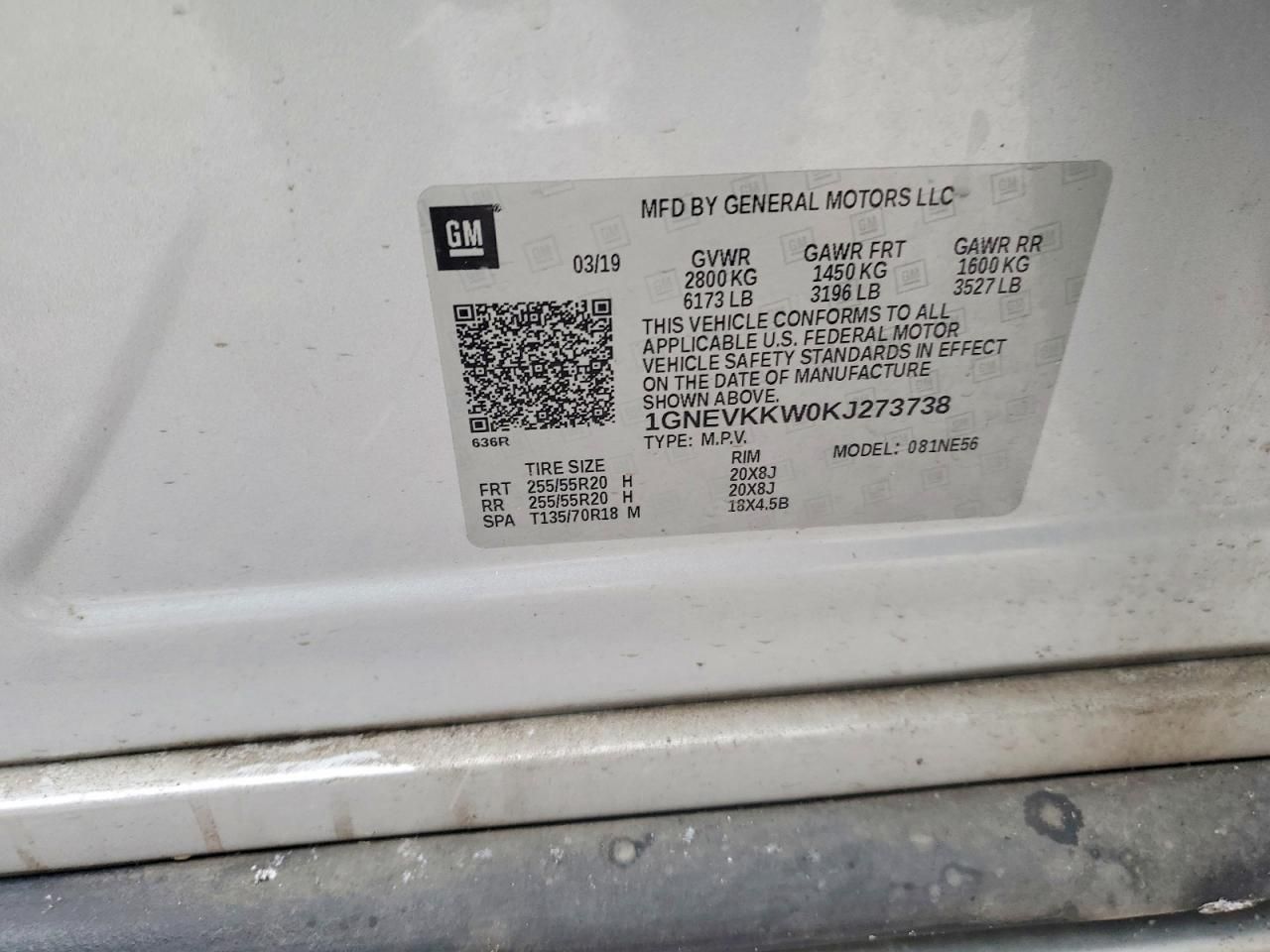 2019 Chevrolet Traverse Premier