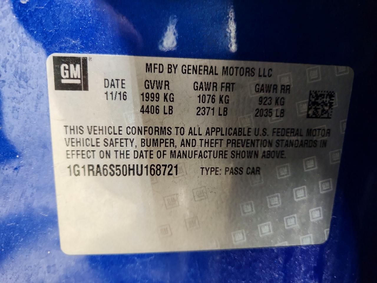 2017 Chevrolet Volt lt