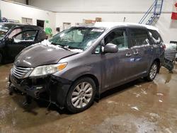 Salvage cars for sale from Copart Bowmanville, ON: 2022 Toyota Sienna xle