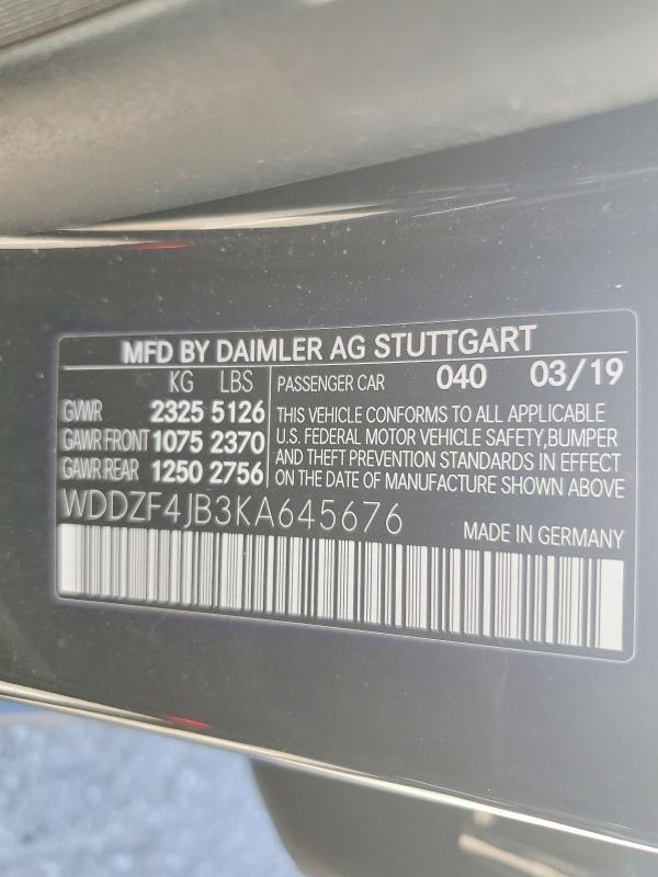 2019 Mercedes-Benz E 300