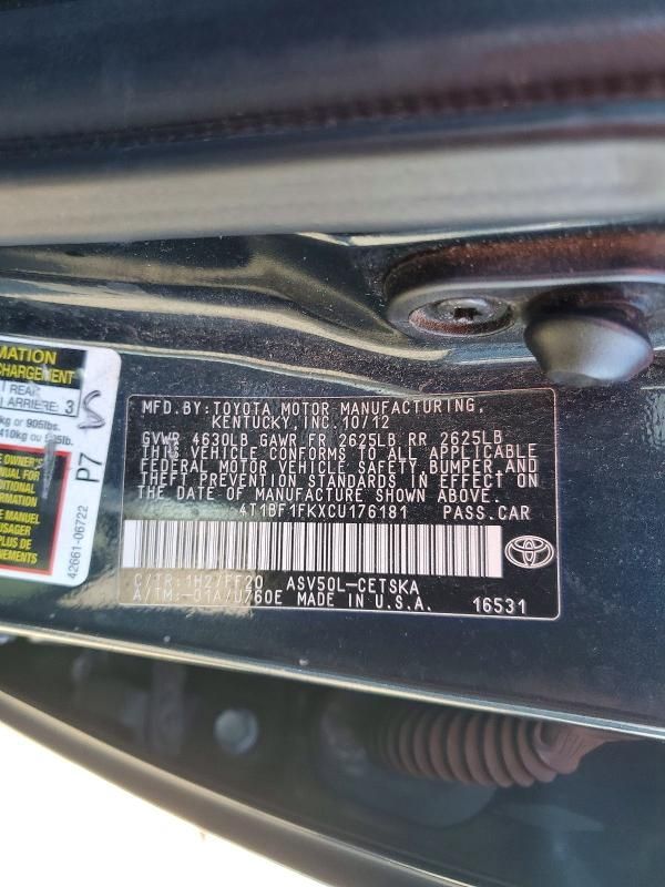 2012 Toyota Camry Base