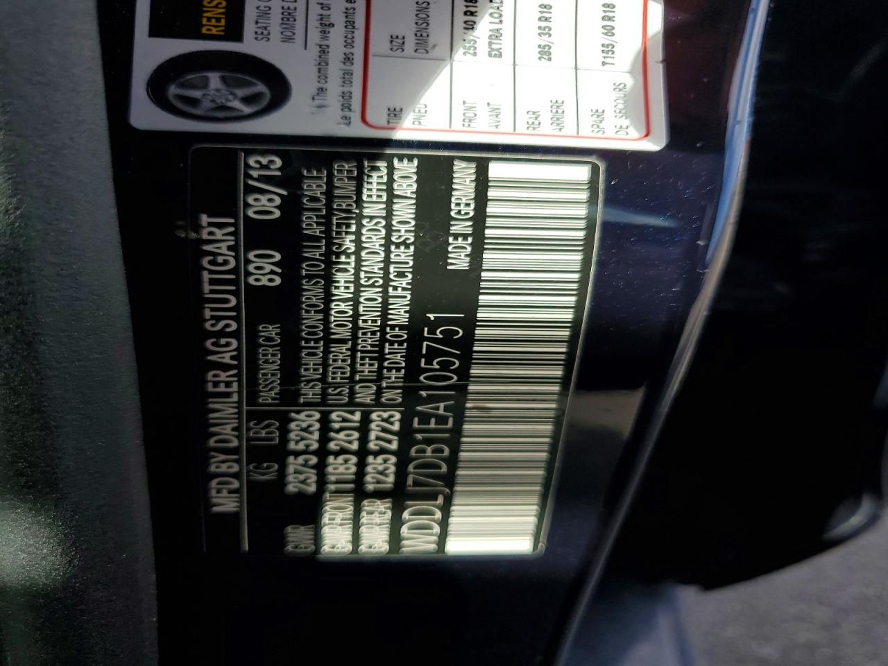 2014 Mercedes-Benz Cls 550