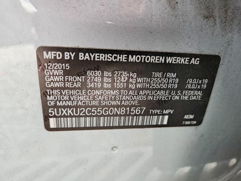 2016 BMW X6 Xdrive35i