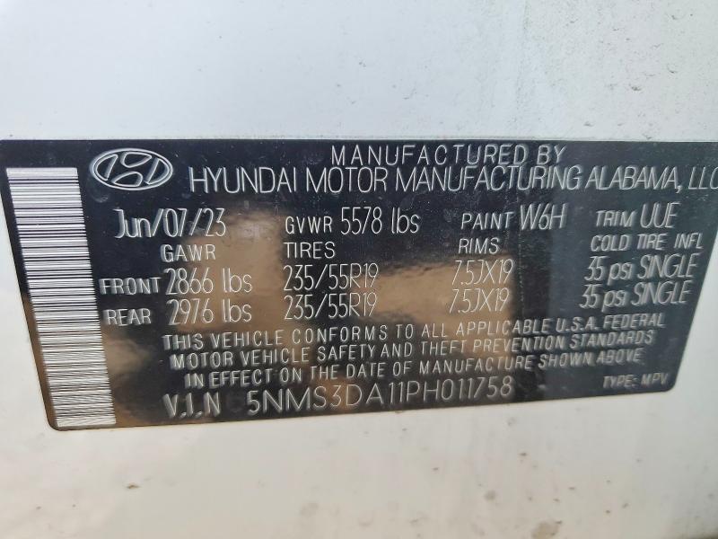 2023 Hyundai Santa fe Hybrid sel Premium