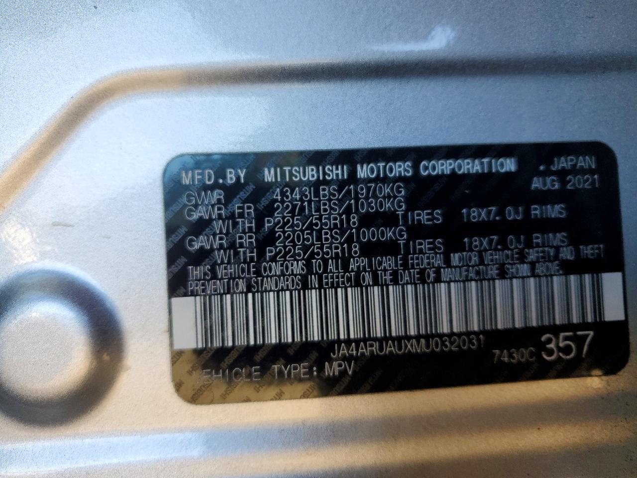 2021 Mitsubishi Outlander Sport es