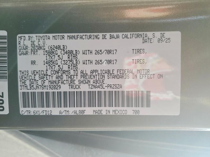 2025 Toyota Tacoma Double cab