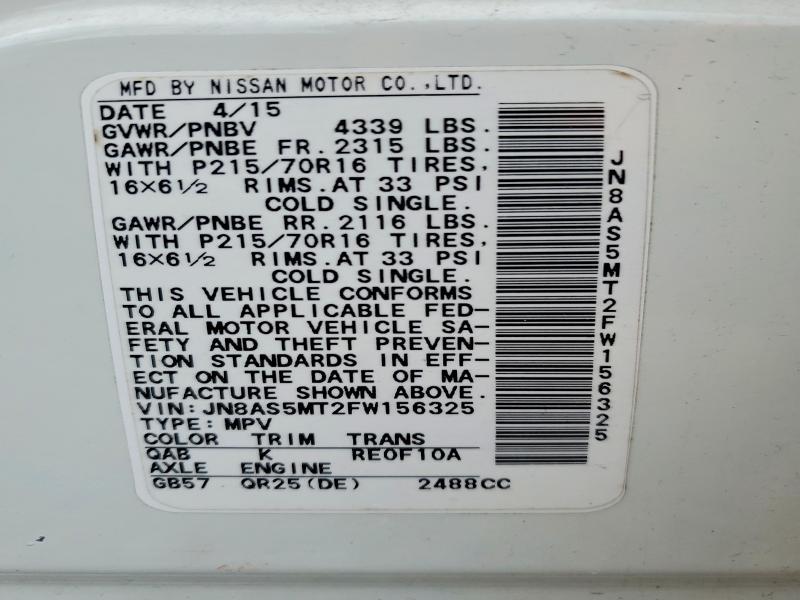 2015 Nissan Rogue Select s