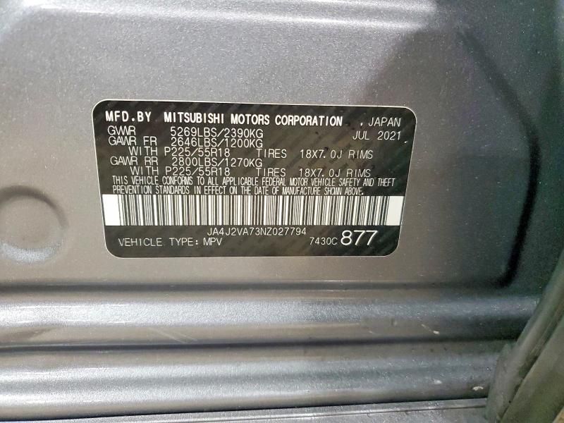 2022 Mitsubishi Outlander sel