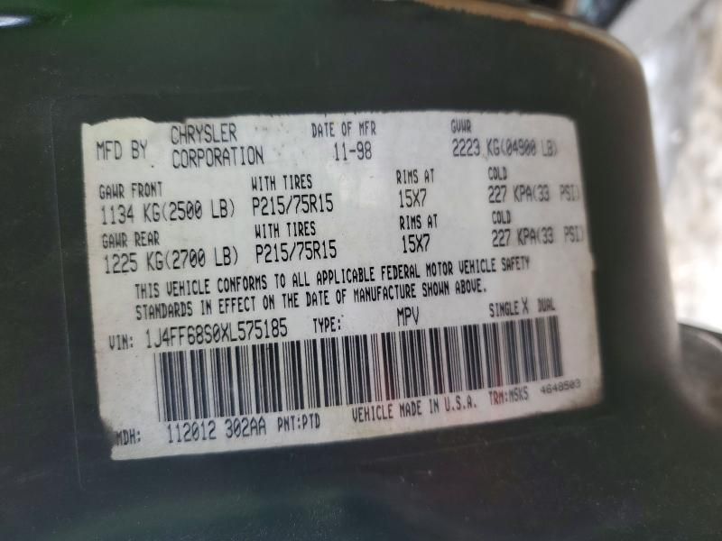 1999 Jeep Cherokee Sport