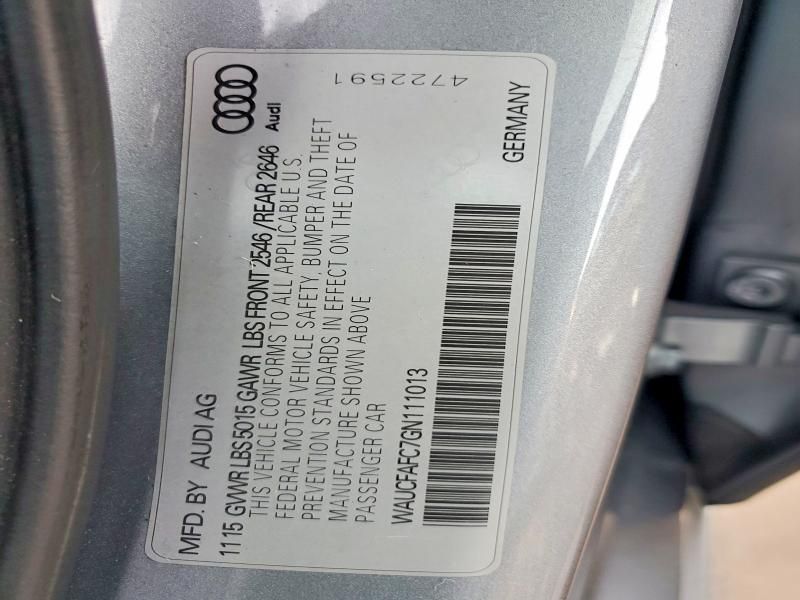 2016 Audi A6 Premium